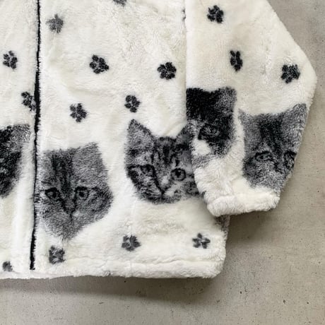 ねこちゃんいっぱいボアジャケット