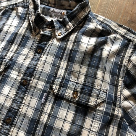Carhartt 半袖チェックシャツ XL