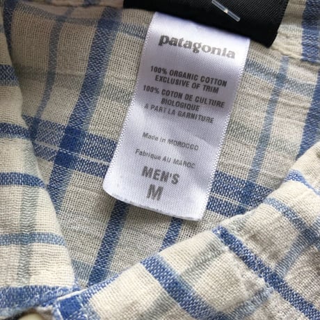 Patagonia半袖オーガニックコットンシャツ　M