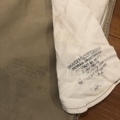 ②Vintage U.S.ARMY M-45 Chino Trousers