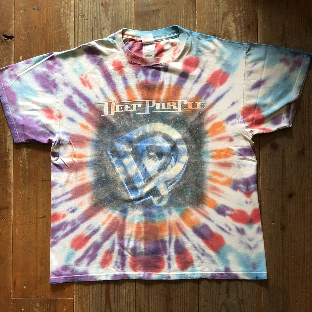 コンパクトキーボード 深瀬 着用 deep purple tie dye shirts XL