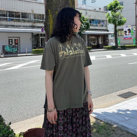 The Beatles フロッキープリントTシャツ
