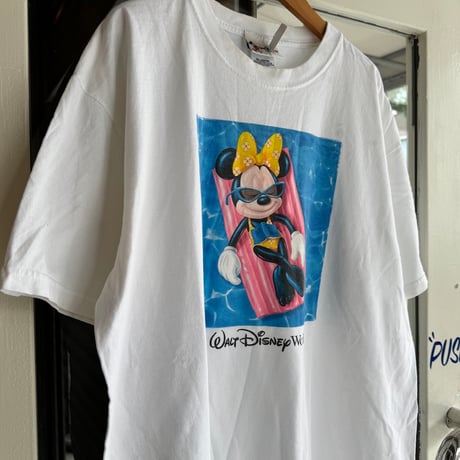 〜00's Walt Disney World 〝Minnie Mouse〟プリントTシャツ L