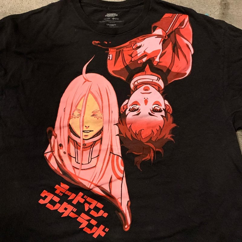 2010 デッドマンワンダーランド アニメTシャツ ガンタ シロ XL デッドマン・ワンダーランド T | KimamaniT