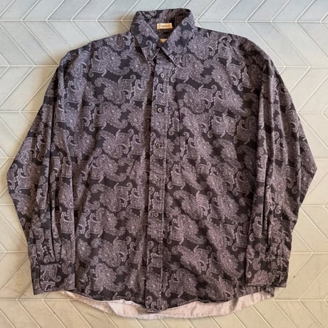 ペイズリー柄シャツ