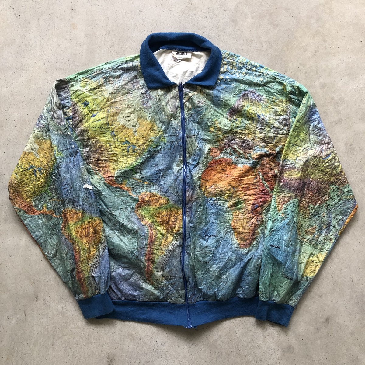 90's ペーパージャケット 〝世界地図〟 | CUSTOM FEVER 90's ペーパージャケット 〝世界地図〟 | CUSTOM FEVER