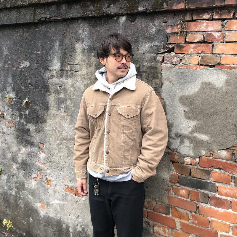 Levi’s corduroy boa jacket USA リーバイス身幅50