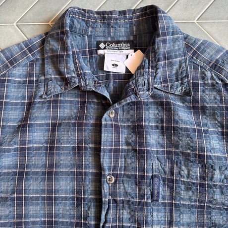 Columbia シアサッカーシャツ
