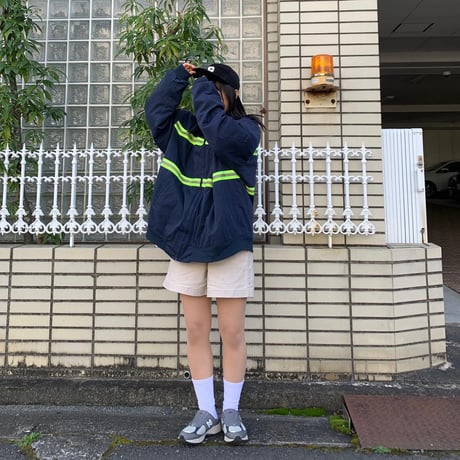 リフレクター付ビッグブルゾン