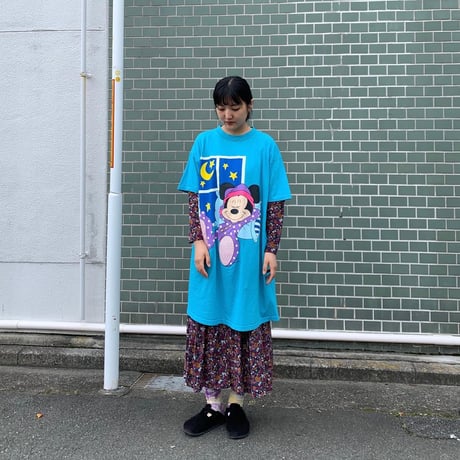 スリーピーMickeyTシャツワンピ