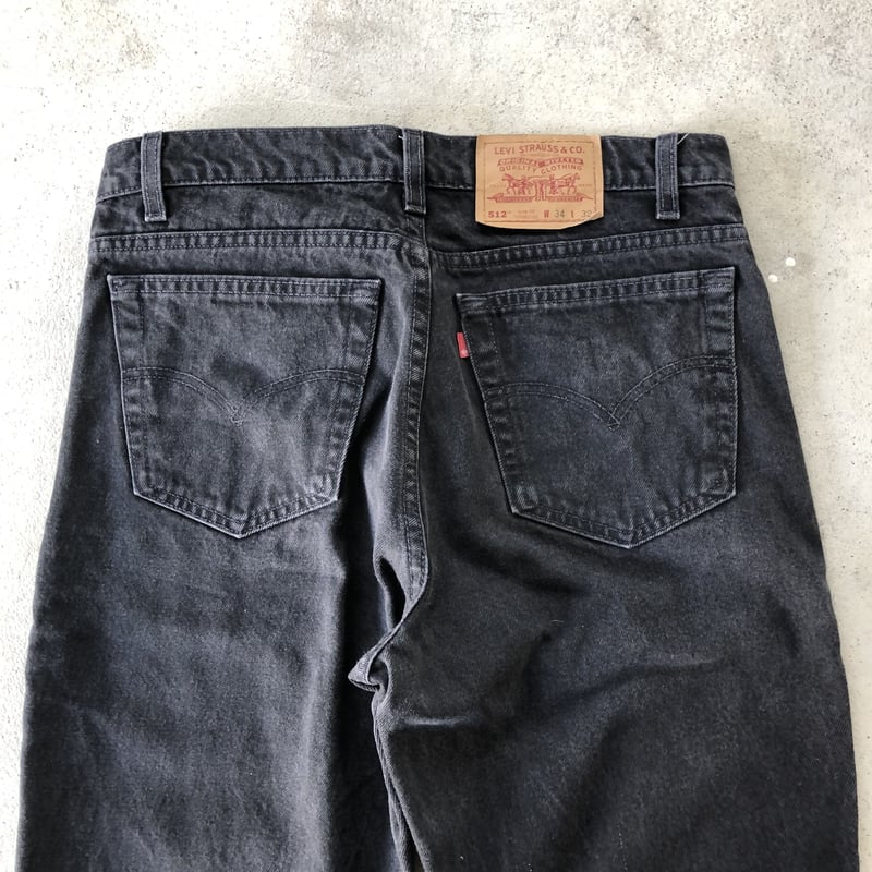 カナダ製 Levi's512 ブラック W34 | CUSTOM FEVER