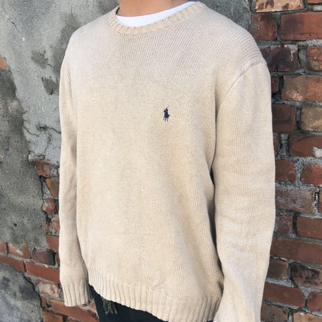 Polo by Ralph Lauren コットンニットセーター L