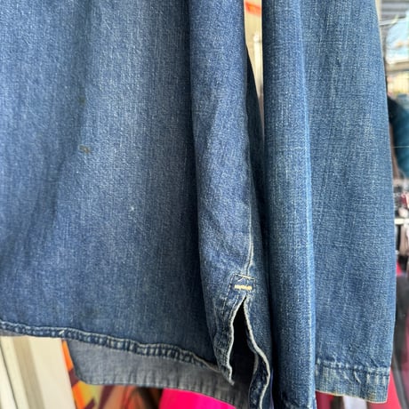 70's Levi's デニムプルオーバーシャツ XL