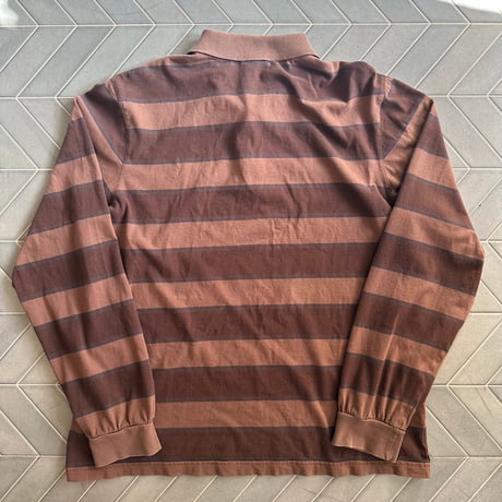 adidas ボーダーポロシャツ