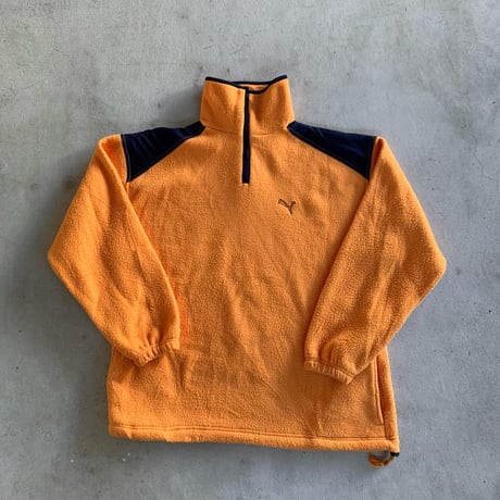 pumaハーフジップフリース