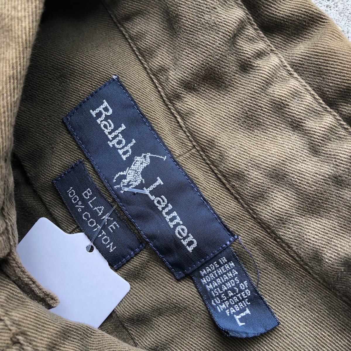 Ralph LaUren Blake ネイビーコットン100%￼ - メルカリ