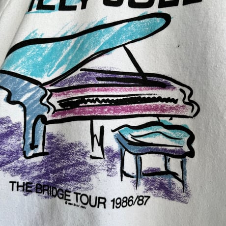 80's "BILLY JOEL" The Bridge Tour 1986/87プリントスウェット  XL