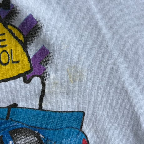 90s スヌーピー × NASCAR レーシングTシャツ