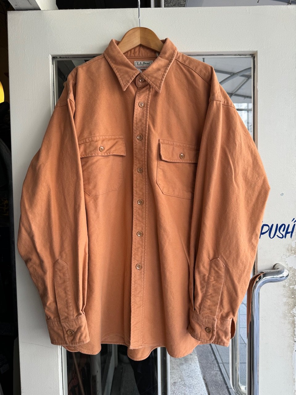 80'sUSA製 L.L.Bean シャモアクロスシャツ | CUSTOM FEVER