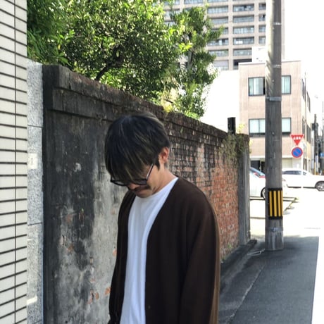JCPenneyアクリルカーディガン 茶