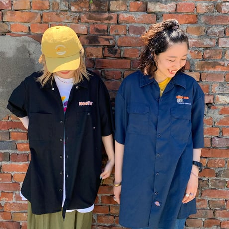 DickiesボディHOOTERSワークシャツ黒