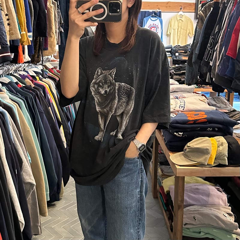 USA製 オオカミTシャツ | CUSTOM FEVER