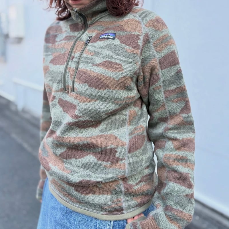 patagonia カモ柄 ハーフジップフリース | CUSTOM FEVER