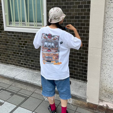 Hard Rock cafe 両面プリントTシャツ Foxwoods