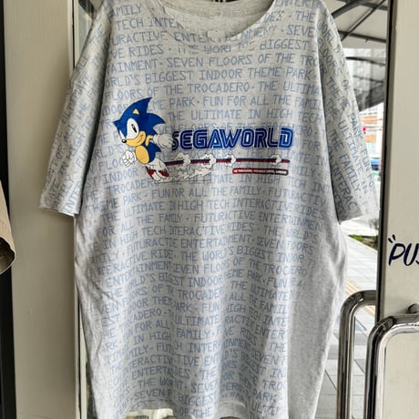 90’s SEGAWORLD オールオーバープリントTシャツ