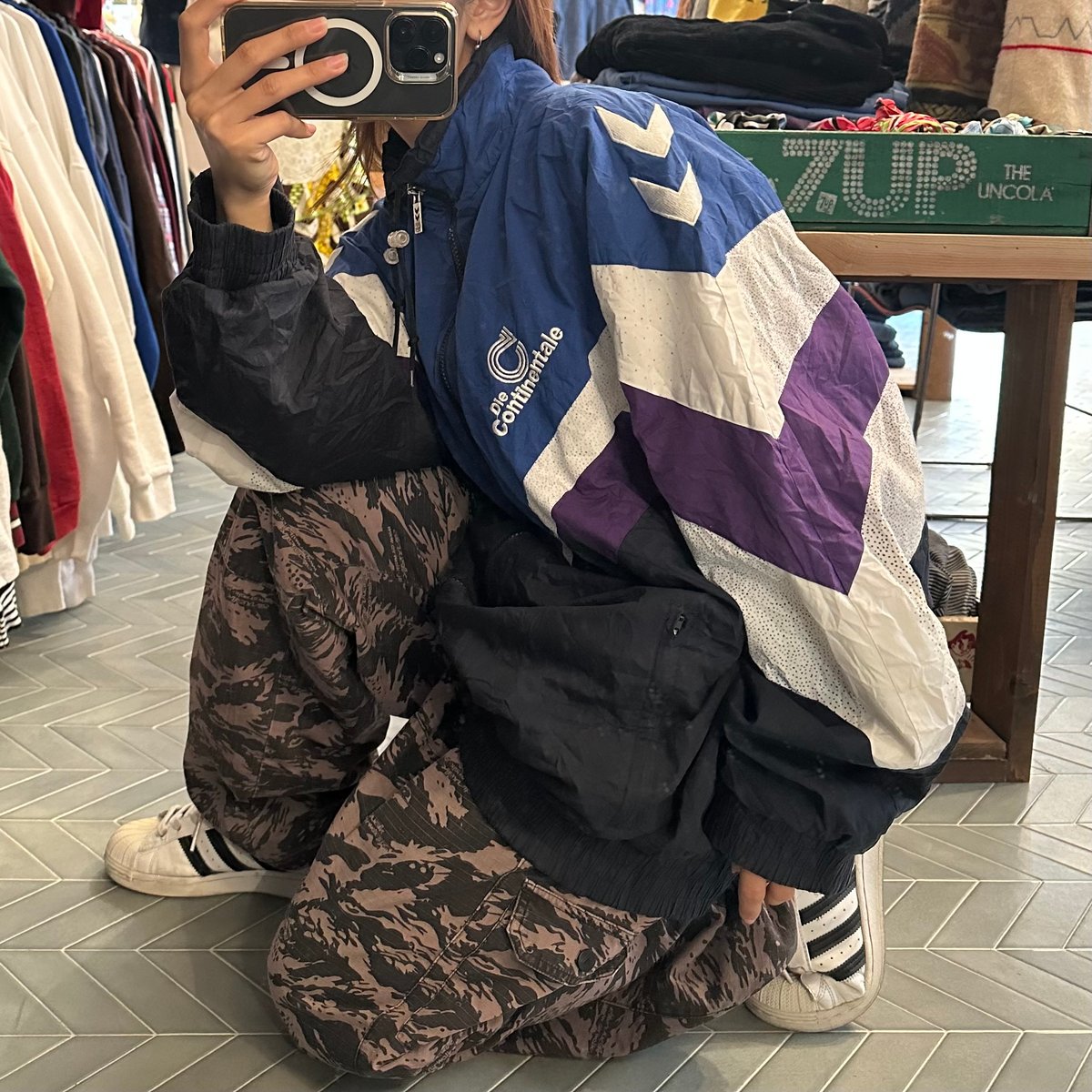 90s hummel ナイロンジャケット | CUSTOM FEVER