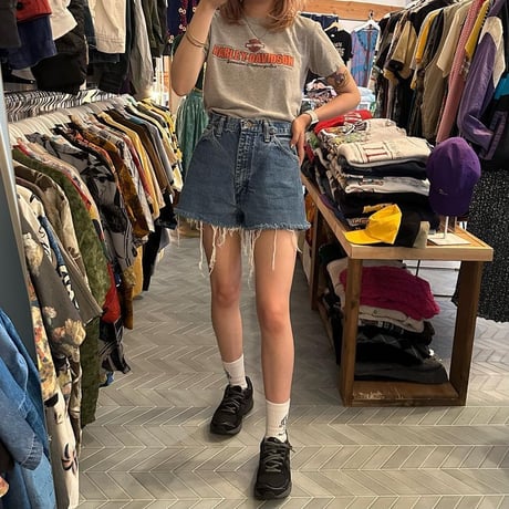 ハーレーショート丈Tシャツ⚡️