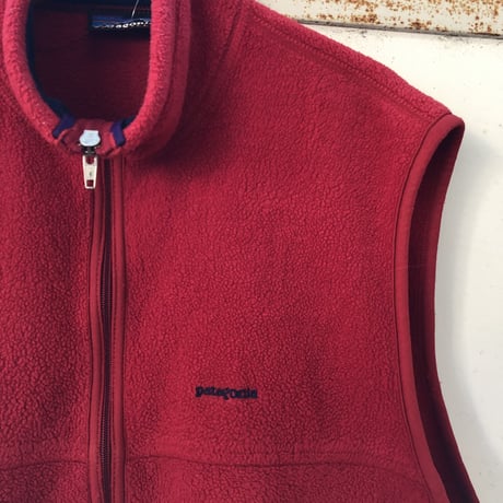 USA製PATAGONIA シンチラフリースベスト赤