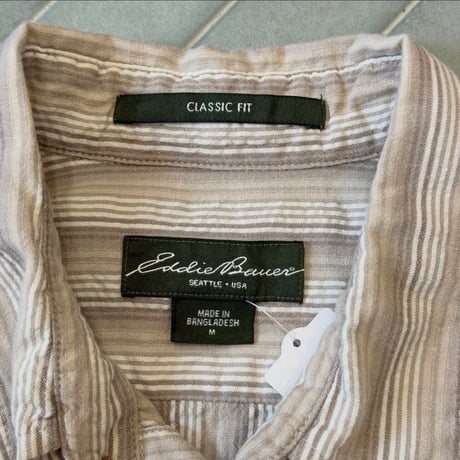 Eddie Bauer シアサッカーシャツ