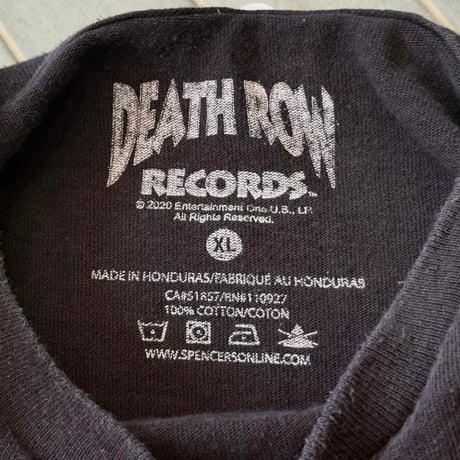 DEATH ROW プリントTシャツ