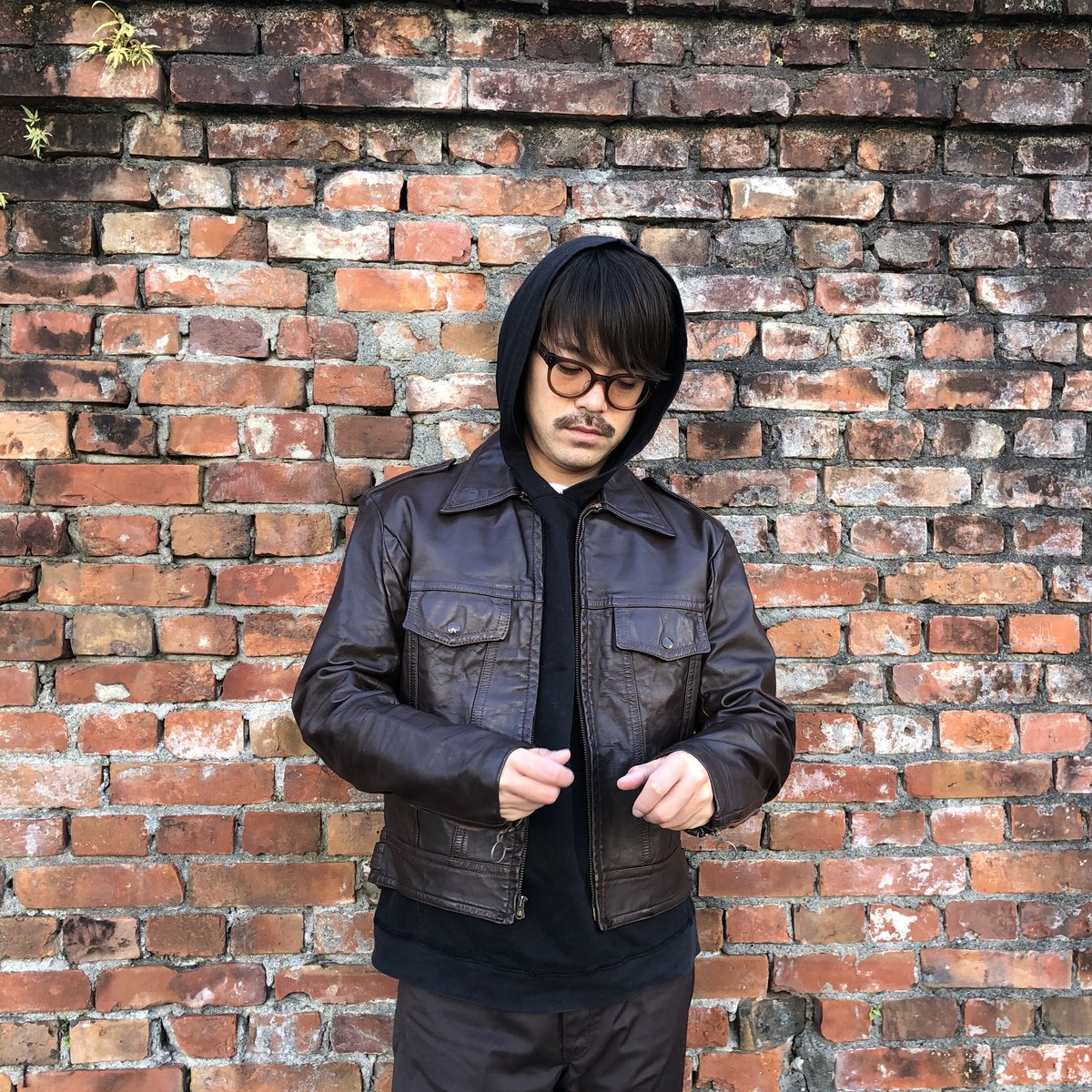 Harley-Davidson デニムレザージャケット Mサイズ ハーレー