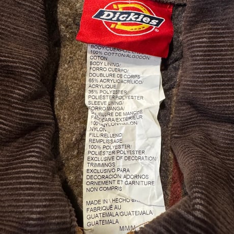 Dickies ブランケット付きワークジャケット