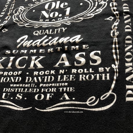 DAVID LEE ROTH ジャックダニエルデザイン Tシャツ