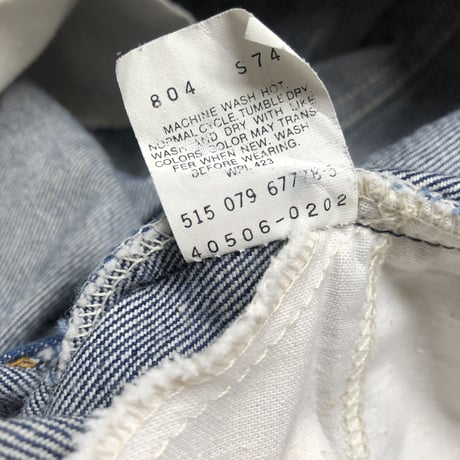 90'sUSA製 Levi's506  W34×L30