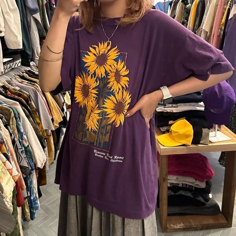 USA製90年代ひまわりTシャツ