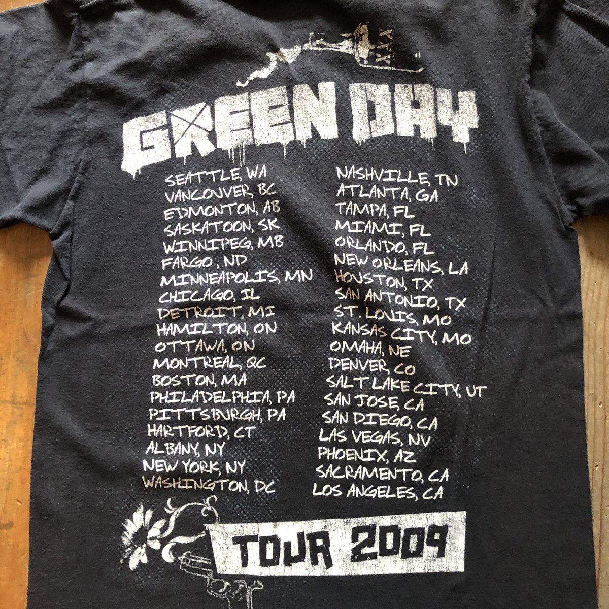 Green Day Tour2009 バンドTシャツ | CUSTOM FEVER Green Day Tour2009 バンドTシャツ | CUSTOM FEVER