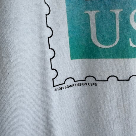 90's USPS 切手プリントT XL