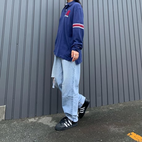 TOMMY袖ラインラガーシャツ
