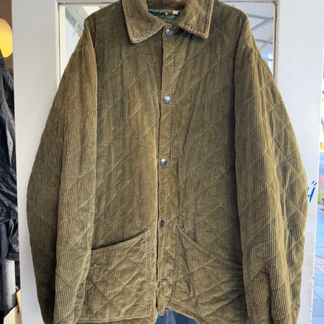 ENGLAND製BEAVER中綿キルティングコーデュロイジャケット