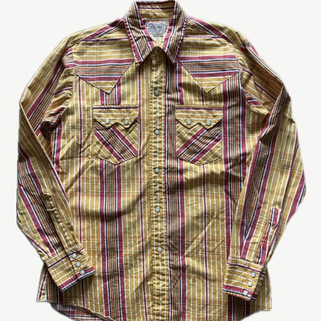 70's USA製DEE CEEウエスタンチェックシャツ
