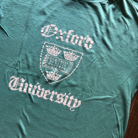 〜80's OXFORD UNIVERSITY カレッジTシャツ