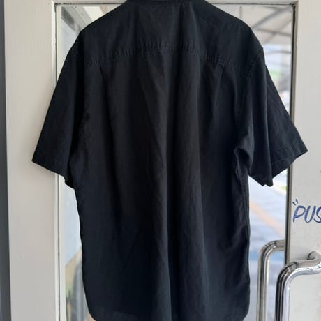 90's〜OLD GAP リネンコットン 半袖シャツ S