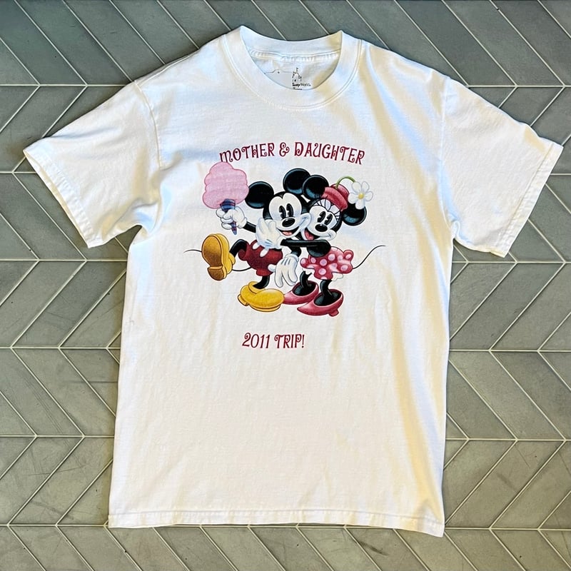 Hanes ミッキー ミニー プリントTシャツ | CUSTOM FEVER