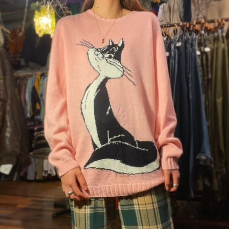 LOONEY TUNES シルベスターキャットニット