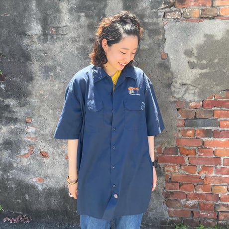 DickiesボディHOOTERSワークシャツ紺