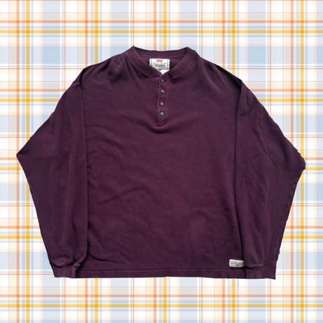 Levi's ヘンリーネックコットンニット